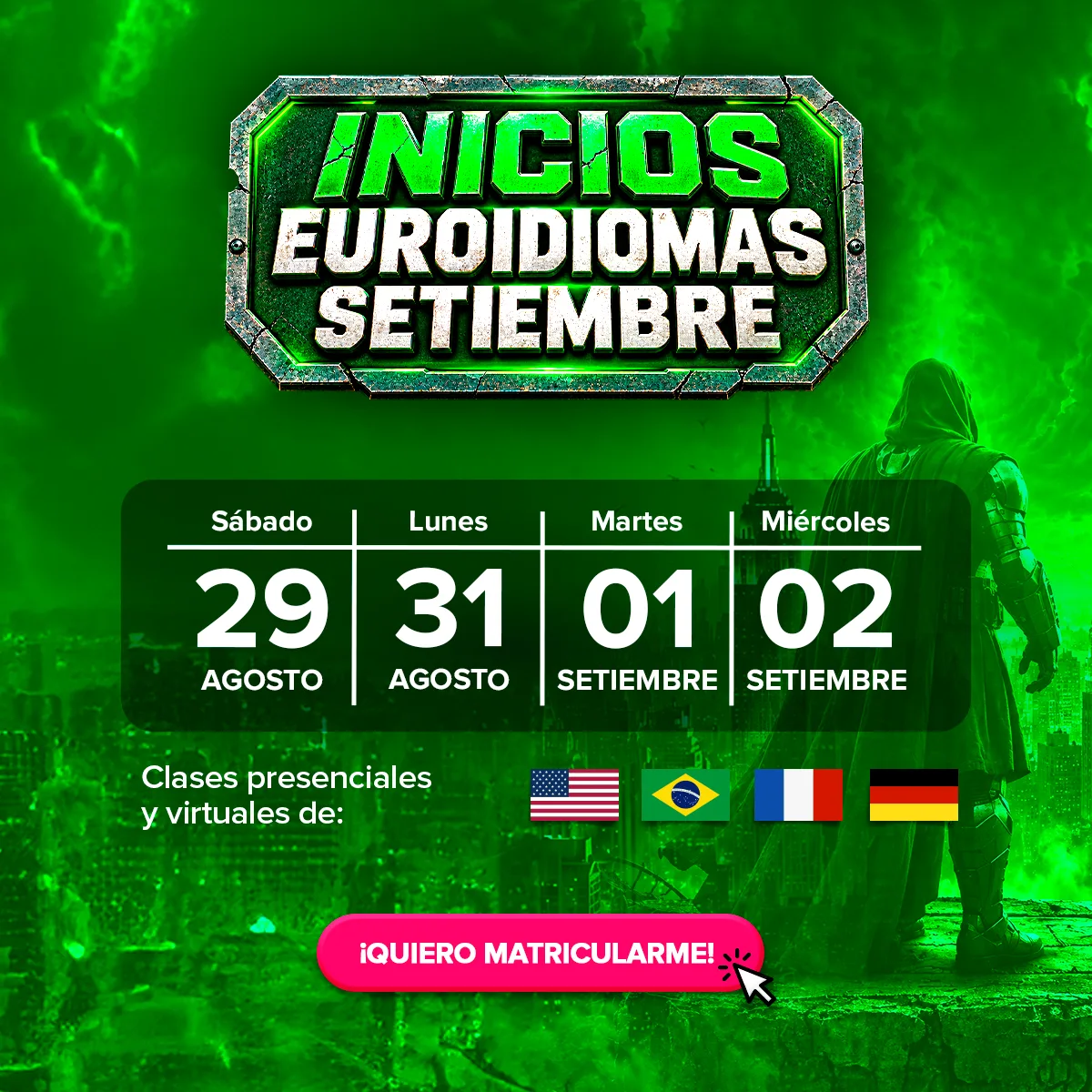 Horario Agosto